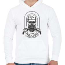 PRINTFASHION Truck driver - Fekete - Férfi kapucnis pulóver - Fehér női pulóver, kardigán