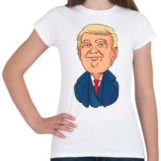 PRINTFASHION Trump - Női póló - Fehér