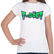 PRINTFASHION tsörtbannerlogo - Női póló - Fehér női póló