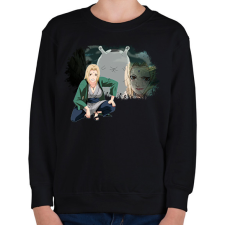 PRINTFASHION Tsunade - Gyerek pulóver - Fekete gyerek pulóver, kardigán