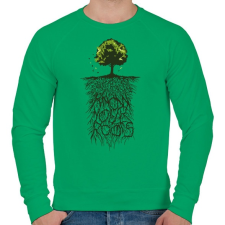 PRINTFASHION Tudd honnan jöttél - Férfi pulóver - Zöld férfi pulóver, kardigán