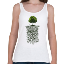 PRINTFASHION Tudd honnan jöttél - Női atléta - Fehér női trikó