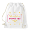 PRINTFASHION Tudom, tudom imádni való vagyok - Kislány - Sportzsák, Tornazsák - Fehér