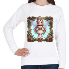 PRINTFASHION Tündér - Női pulóver - Fehér