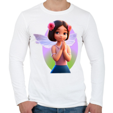 PRINTFASHION Tündérlány - Férfi hosszú ujjú póló - Fehér férfi póló