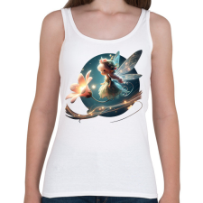 PRINTFASHION Tündérlány - Női atléta - Fehér női trikó