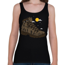 PRINTFASHION Túra bakancs - Női atléta - Fekete