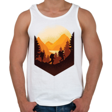 PRINTFASHION Túrázás - Férfi atléta - Fehér