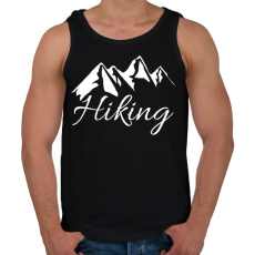 PRINTFASHION túrázás - Férfi atléta - Fekete