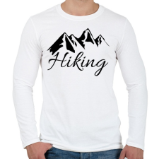 PRINTFASHION túrázás - Férfi hosszú ujjú póló - Fehér férfi póló