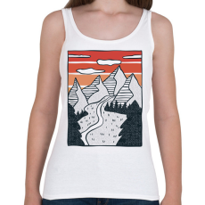 PRINTFASHION Túrázás - Női atléta - Fehér