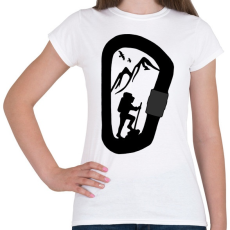 PRINTFASHION Túrázás  - Női póló - Fehér