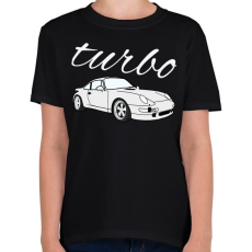 PRINTFASHION Turbo - Gyerek póló - Fekete