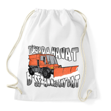 PRINTFASHION Túrjad a havat - Sportzsák, Tornazsák - Fehér tornazsák