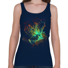 PRINTFASHION Tüzet ?  - Női atléta - Sötétkék