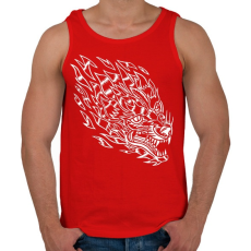 PRINTFASHION Tűzfarkas - Férfi atléta - Piros