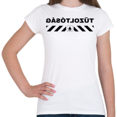 PRINTFASHION tűzoltósag-black - Női póló - Fehér