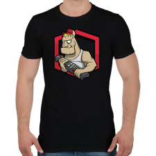 PRINTFASHION TV Troll - Férfi póló - Fekete férfi póló