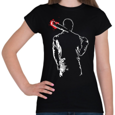 PRINTFASHION TWD- Negan Lucille - Női póló - Fekete