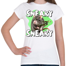 PRINTFASHION Twitch - SNEAKY, SNEAKY - Női póló - Fehér