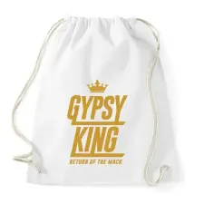 PRINTFASHION Tyson Fury - Sportzsák, Tornazsák - Fehér tornazsák