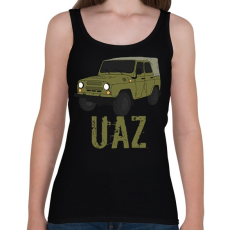 PRINTFASHION uaz - Női atléta - Fekete