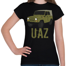 PRINTFASHION uaz - Női póló - Fekete női póló