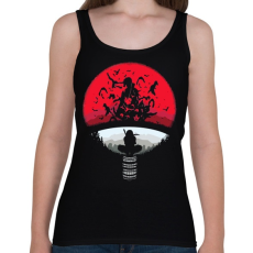 PRINTFASHION Uchiha Clan - Női atléta - Fekete