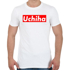PRINTFASHION Uchiha - Férfi póló - Fehér