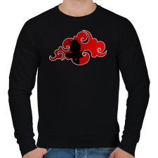 PRINTFASHION Uchiha Itachi - Férfi pulóver - Fekete férfi pulóver, kardigán