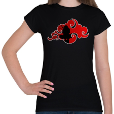 PRINTFASHION Uchiha Itachi - Női póló - Fekete női póló