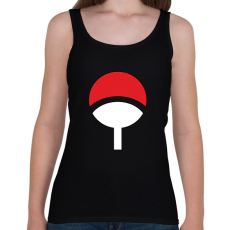 PRINTFASHION Uchiha logó - Női atléta - Fekete
