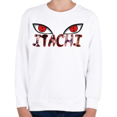PRINTFASHION Ucsiha Itacsi eyes - Gyerek pulóver - Fehér