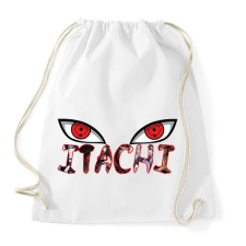 PRINTFASHION Ucsiha Itacsi eyes - Sportzsák, Tornazsák - Fehér tornazsák