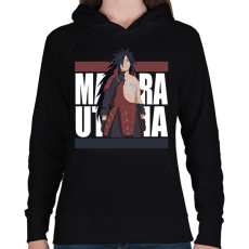 PRINTFASHION Ucsiha Madara - Női kapucnis pulóver - Fekete