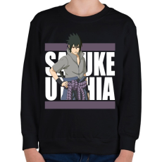 PRINTFASHION Ucsiha Szaszuke - Gyerek pulóver - Fekete