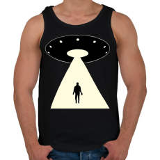 PRINTFASHION UFO - Férfi atléta - Fekete
