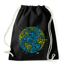 PRINTFASHION UFO Invázió - Sportzsák, Tornazsák - Fekete tornazsák