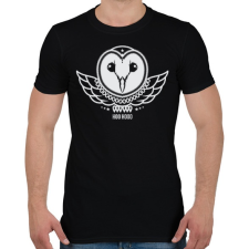 PRINTFASHION UHU  - Férfi póló - Fekete férfi póló