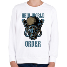 PRINTFASHION ÚJ VILÁGREND - Gyerek pulóver - Fehér gyerek pulóver, kardigán