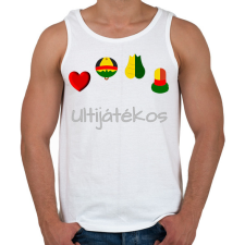 PRINTFASHION Ulti játékos #1 - Férfi atléta - Fehér atléta, trikó