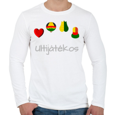 PRINTFASHION Ulti játékos #1 - Férfi hosszú ujjú póló - Fehér férfi póló