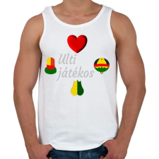 PRINTFASHION Ulti játékos #2 - Férfi atléta - Fehér atléta, trikó