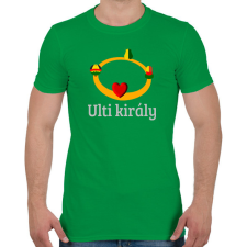 PRINTFASHION Ulti király - Férfi póló - Zöld férfi póló