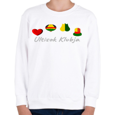PRINTFASHION Ultisok Klubja logo - Gyerek pulóver - Fehér gyerek pulóver, kardigán