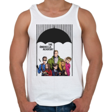 PRINTFASHION Umbrella Academy - Férfi atléta - Fehér atléta, trikó