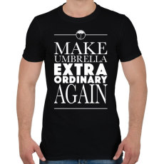 PRINTFASHION Umbrella Academy - Férfi póló - Fekete