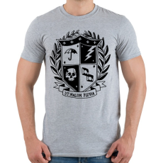 PRINTFASHION Umbrella academy shield - Férfi póló - Sport szürke