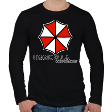 PRINTFASHION Umbrella corp  - Férfi hosszú ujjú póló - Fekete férfi póló