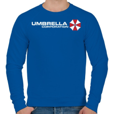 PRINTFASHION Umbrella corp - Férfi pulóver - Királykék férfi pulóver, kardigán